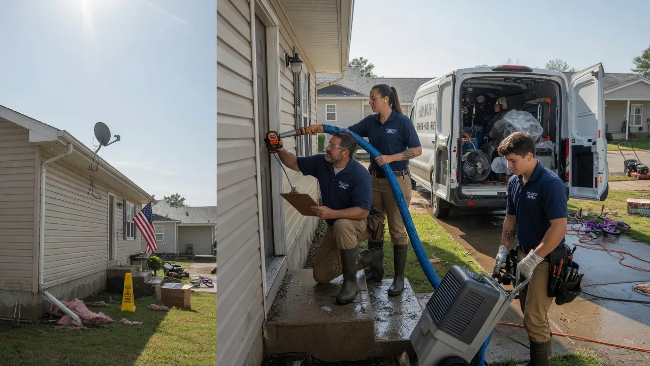 Ceiling Water Damage Restoration in Bristol, WI near me